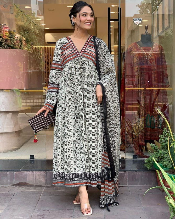 Kalaai Premium Cotton Printed Kurti With Bottom Dupatta Wholesale Online
